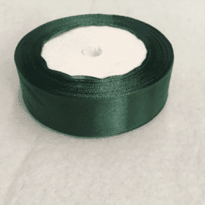 Лента атласная 2,5 см (зеленый)